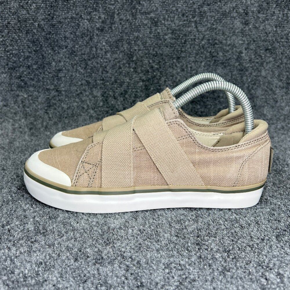 Keen Elsa III Shoes Womens Size 7.5 Tan Canvas Slip On Athletic Outdoor Sneakers - Picture 4 of 11